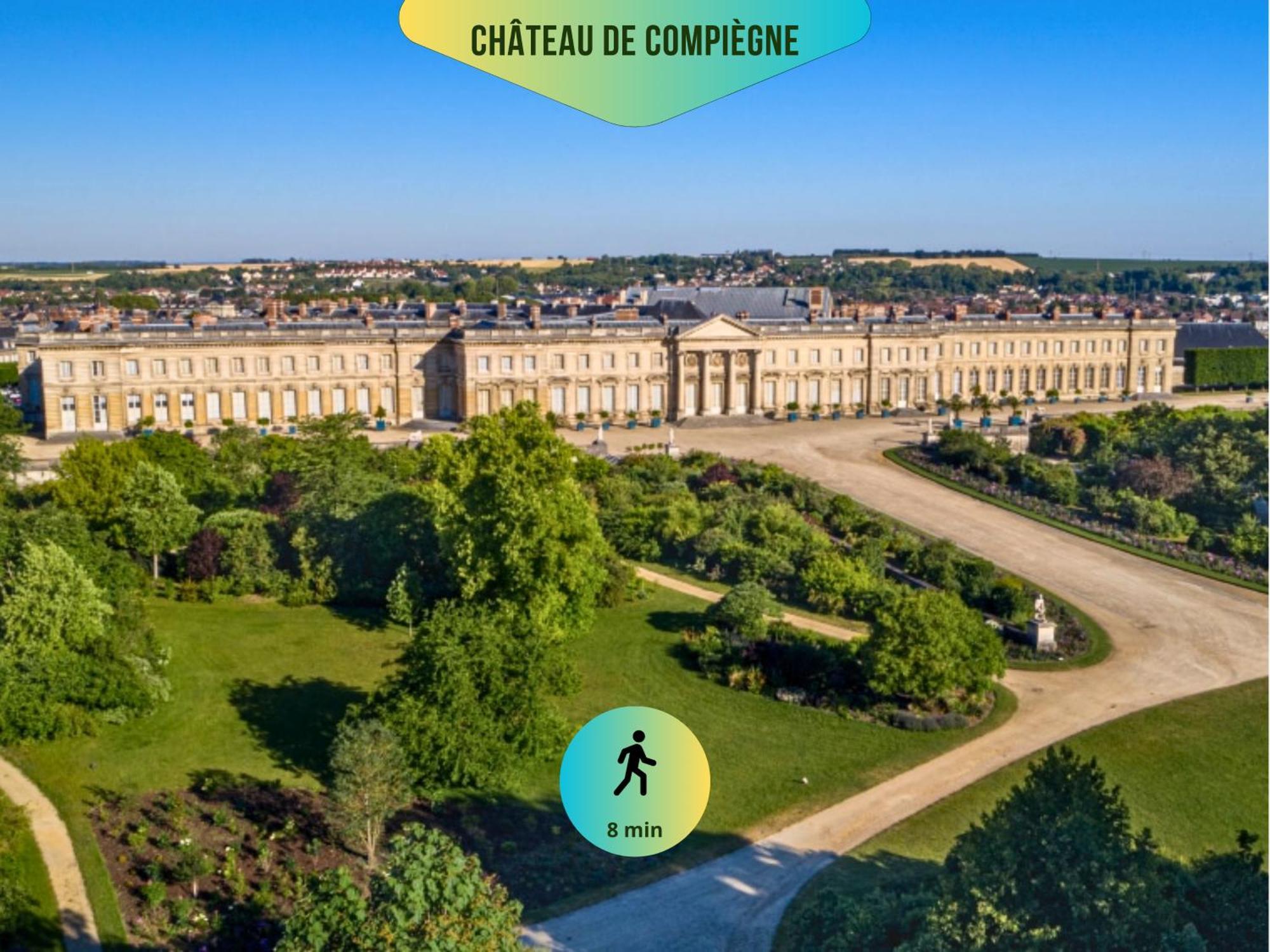 Le Corneille - Ideal Pros & Couples - Centre Historique - Chateau 5Min - Gare 10Min - Au Calme - Fibre Compiègne Exterior foto